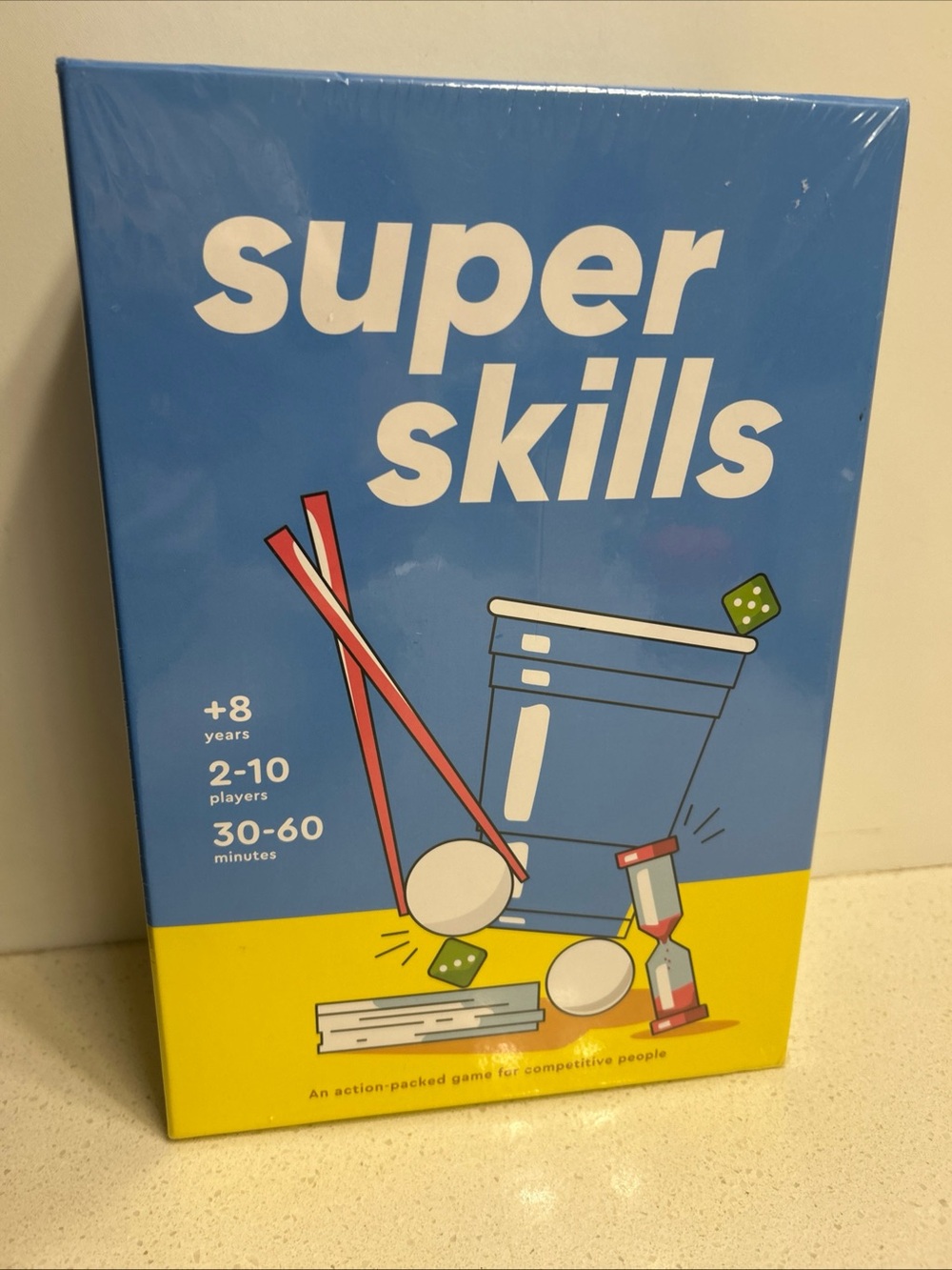 Super Skills Board Game - Blue & Yellow Box 8+